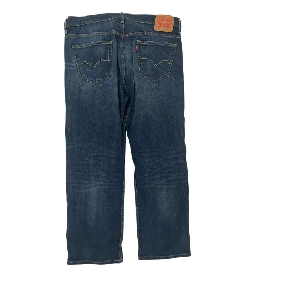 Levi’s 569 Men’s Loose Straight Fit Denim Jeans Size 36x32 Altered Hem to 30”